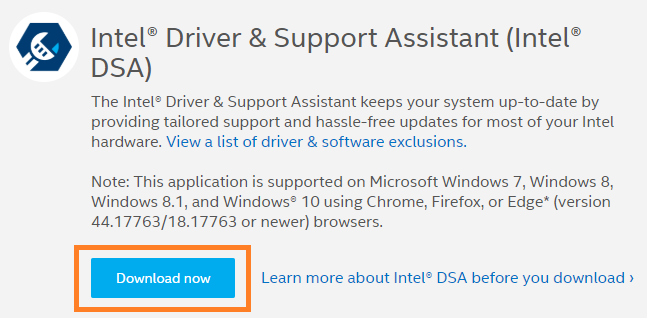 intel driver update windows 10