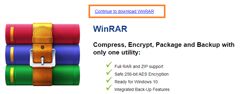 win rar zip file